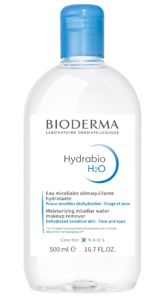 - Hydrabio H2O Micellar Water - Face Cleanser and Makeup Remover - Micellar Cleansing Water for Dehydrated Sensitive Skin